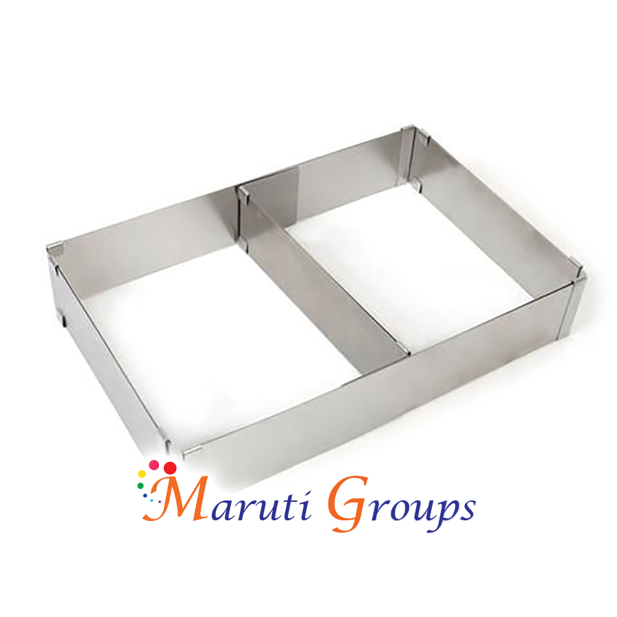 Adjustable rectangle Baking Tray Pan for Cake Decorating